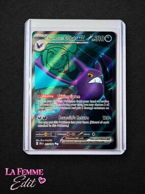 Pokemon Card Team Rocket’s Crobat ex 217/182 Secret Rare Full Art Trainer
